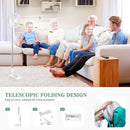 Ventilador plegable portátil eléctrico USB de 7200 mAh con control remoto, ventilador de mesa recargable, P11