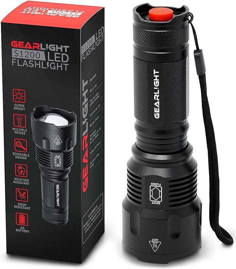 GearLight High-Powered LED Flashlight  Mid Size-S1200
