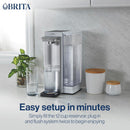 BRITA HUB 87341 Countertop Compact Water Filter - Factory serviced with Home Essentials warranty