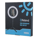 Trípode de luz anular ELFELAND de 10" - ELRL001