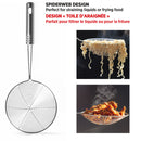 STARFRIT 98277 Set of 3 Stainless Steel Asian Style Spider Strainers