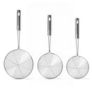 STARFRIT 98277 Set of 3 Stainless Steel Asian Style Spider Strainers