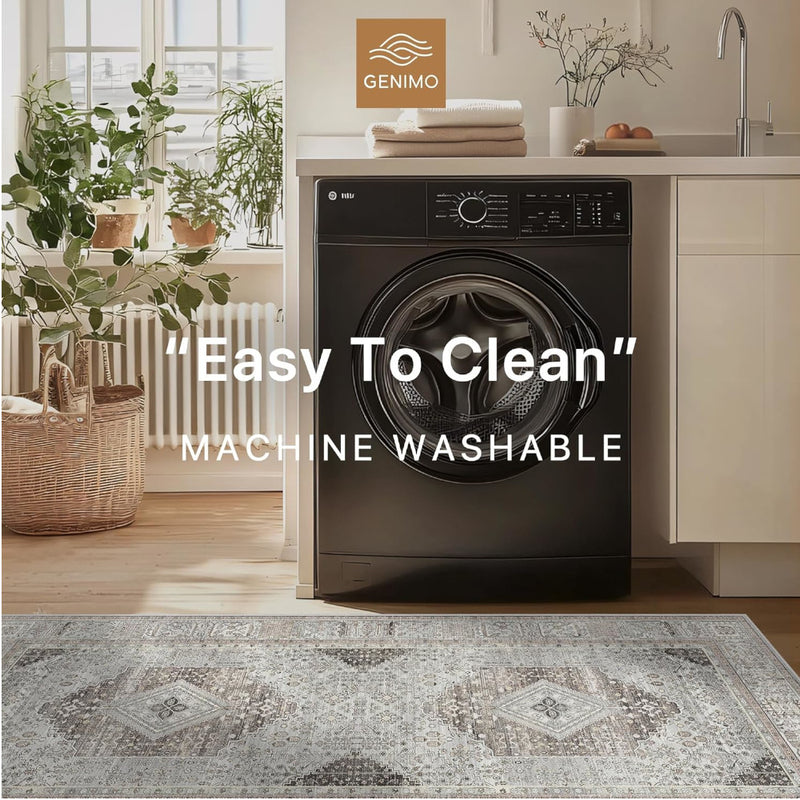 GENIMO AR1006-2X10 Washable Runner Rug 2"X10"