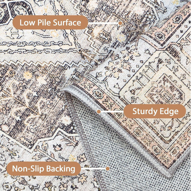 GENIMO AR1006-2X10 Washable Runner Rug 2"X10"