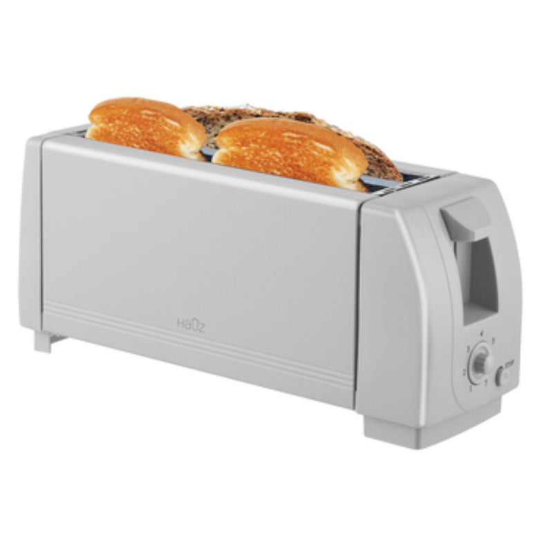 Tostadora Hauz 4 rebanadas 1300W Blanca - ATS4463