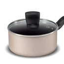 T-FAL Essentials 8pc Cookware Set Blue/Gold - B474S874/ B455S874