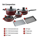 Batterie de cuisine T-FAL B529SA74 Essentials 10 pièces - Emballage défectueux avec garantie complète