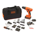 BLACK+DECKER BDC120VA 20V MAX* POWERCONNECT Cordless Drill/Driver with 100-Piece Kit