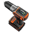 Perceuse-visseuse BLACK+DECKER BDCDE120C 20 V MAX avec technologie AutoSense