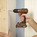Perceuse-visseuse BLACK+DECKER BDCDE120C 20 V MAX avec technologie AutoSense