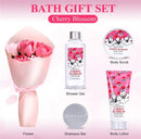 Coffret cadeau pour le corps Body &amp; Earth Bath pour elle 5 pièces Cherry Blossom