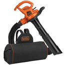 BLACK+DECKER BEBL7000 3 in 1 Corded Electric Leaf Blower, Leaf Vacuum & Mulcher