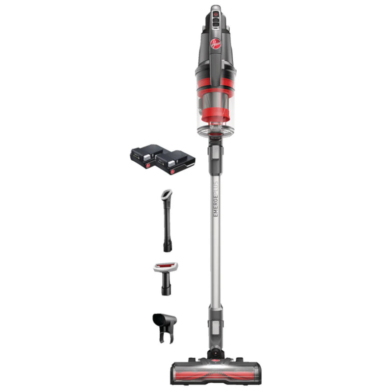 HOOVER ONEPWR® Emerge+ Cordless Stick Vacuum Kit with 2 Batteries Factory serviced with Home Essentials warranty-BH53641VDE