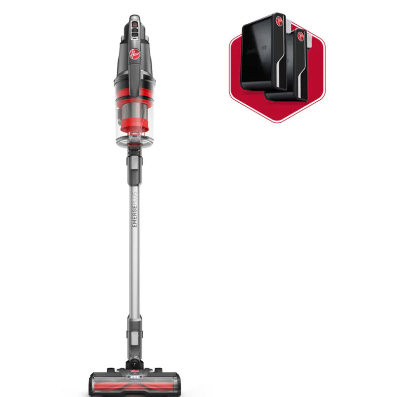 HOOVER ONEPWR® Emerge+ Cordless Stick Vacuum Kit with 2 Batteries Factory serviced with Home Essentials warranty-BH53641VDE