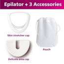 PHILIPS BRE700/04 Rechargeable Epilator Series 8000 for Women, with 3 Accessories