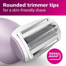 PHILIPS BRL136/00 Female Grooming Lady Shaver Series 6000, Cordless Wet & Dry Use, 4 Accessories