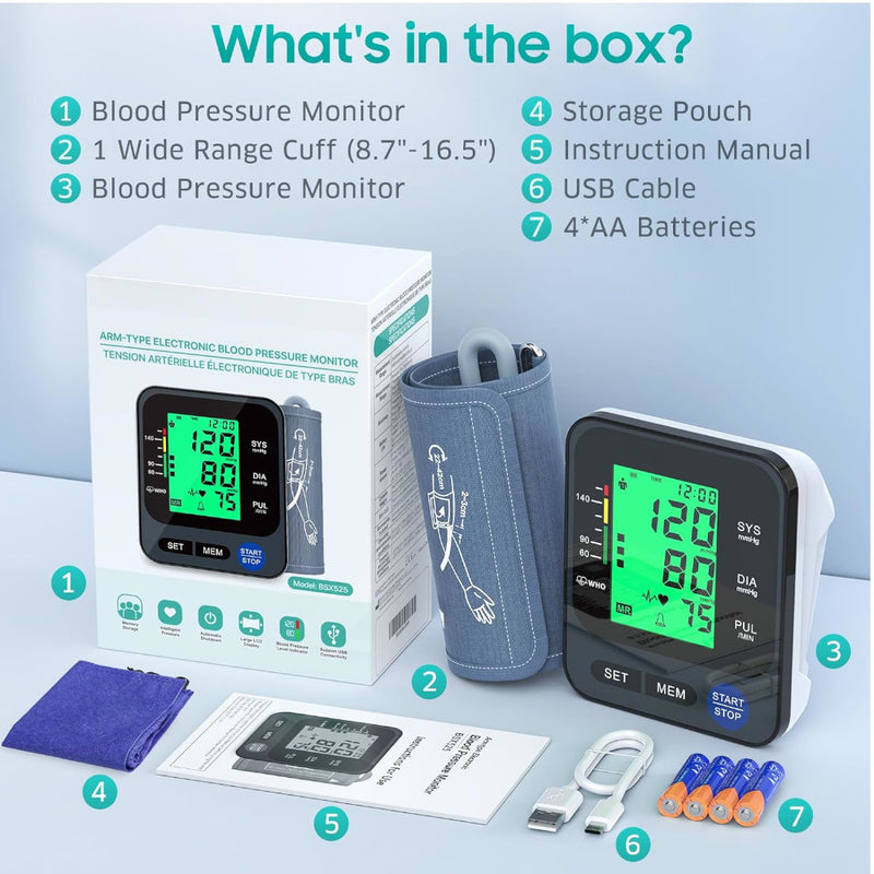 FACEIL BSX525 Arm Blood Pressure Monitor