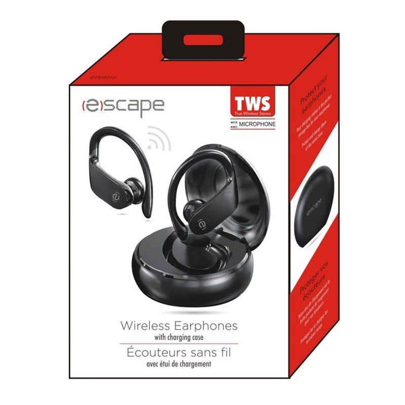 ESCAPE TWS wireless stereo earphones with charging station plus microphone-BTM9210