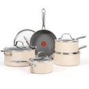 T-FAL C472SA74 Excellence Ceramic 10 Piece Ceramic Non-Stick Cookware - Blemished Package with Full Warranty