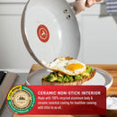 T-FAL C487SK64 Ceramic Refresh 20PC Cookware Set