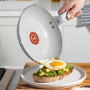 T-FAL C48SC84 Refresh Ceramic Non Stick 12 Piece Cookware Set