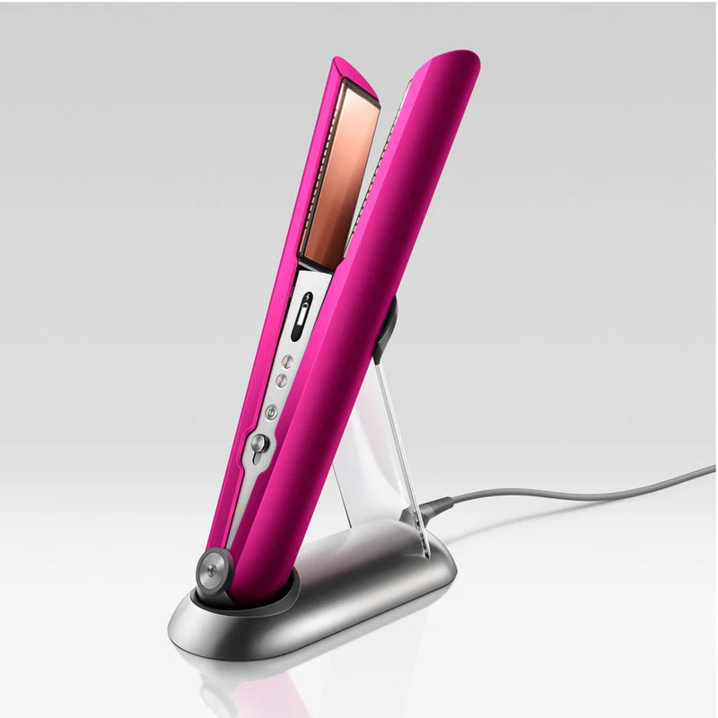 OUTLET OFICIAL DYSON - Plancha de pelo Corrale - Reacondicionada (EXCELENTE) con 1 año de garantía - Fucsia y níquel