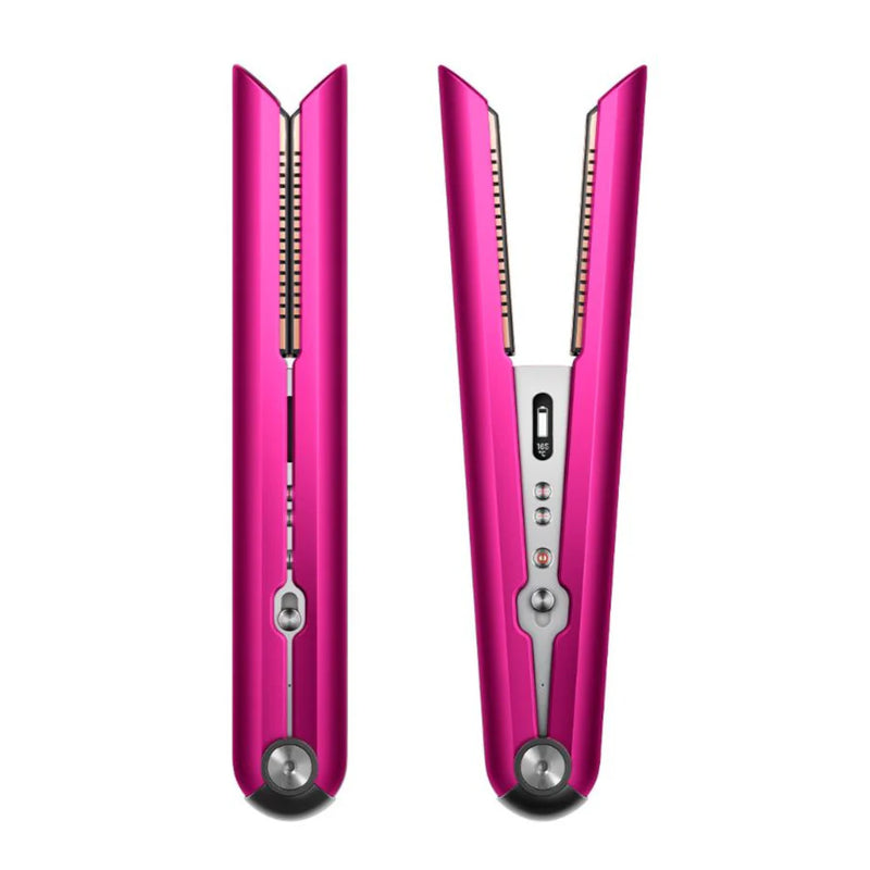 OUTLET OFICIAL DYSON - Plancha de pelo Corrale - Reacondicionada (EXCELENTE) con 1 año de garantía - Fucsia y níquel