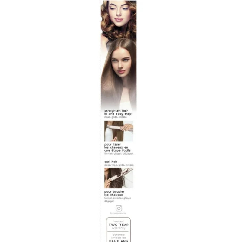 CONAIR CS3290PKC Smoothwrap 2 in 1 Styler