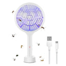 HOMMYU D772491 Rechargeable Bug Zapper Racket Electric Fly Swatter