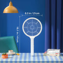 HOMMYU D772491 Rechargeable Bug Zapper Racket Electric Fly Swatter