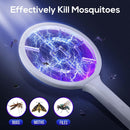 HOMMYU D772491 Rechargeable Bug Zapper Racket Electric Fly Swatter