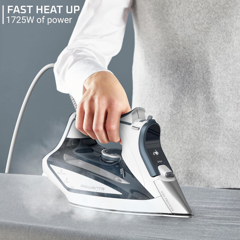 Rowenta Focus DW5280 Professional Stainless Steel Soleplate Steam Iron - Blemished package with full warranty