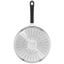 T-FAL E3033344 Jamie Oliver Quick & Easy Stainless Steel 25cm Induction Saute Pan With Glass Lid