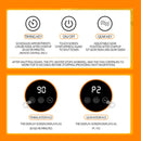 FAN HEATER E68S PTC Ceramic Heater With Remote Control