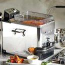 ALL CALD EJ814051 Stainless Steel 3.5L Deep Fryer Easy Clean Pro with Oil Filtration System