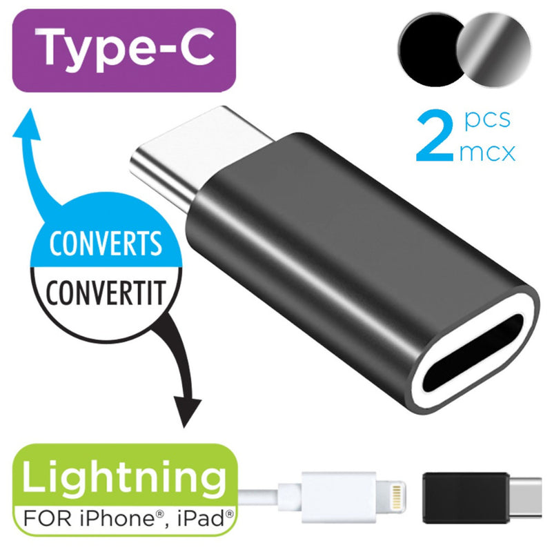 ELINK EK4429 Lightning to USB-C Adapter 2-Pack