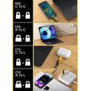 ELINK EK4894 3.3ft 4 in 1 Fast Charging Cable 65W