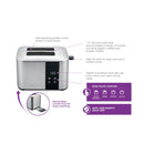 SALTON ET2075 Stainless Steel Digital Countdown Toaster 2 Slice