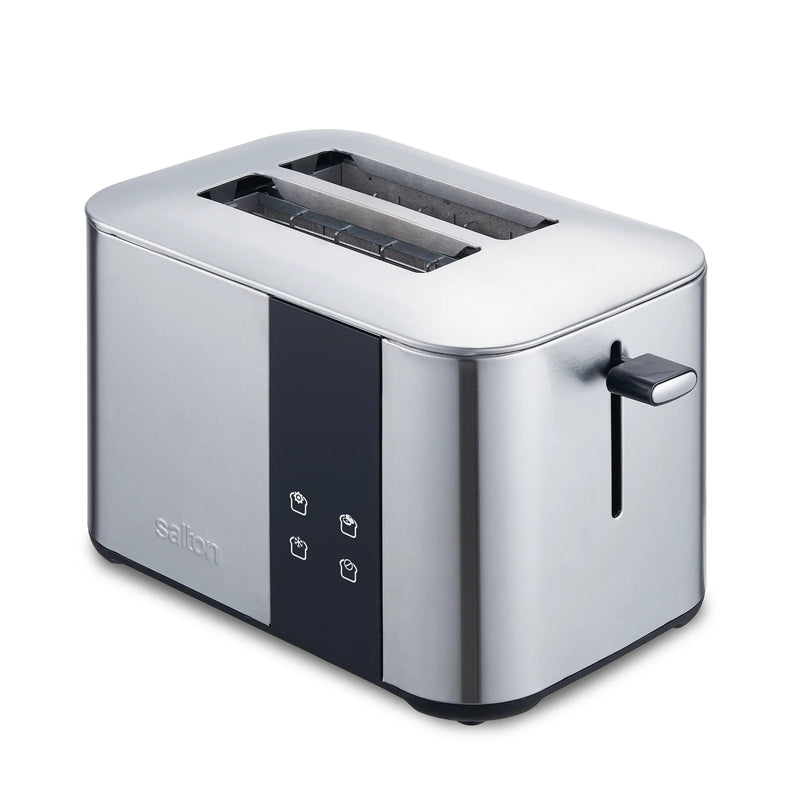 SALTON Stainless Steel Digital Countdown Toaster 2 Slice-ET2075