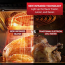 T-FAL EY8228U0 Infrared Air Fryer, Premium Infra-heat Technology - Blemished package with full warranty