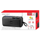 ESCAPE Solar Powered Rechargeable Bluetooth Speaker with FM Radio and Flashlight-SPBT3637