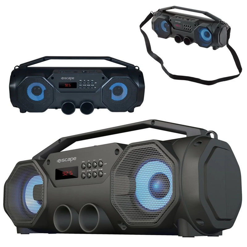 Escape TWS Stereo wireless speaker with FM radio and Disco LED light-SPBT449