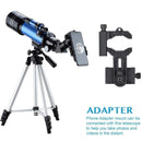 TELMU F40070M Telescope Astronomical Monocular