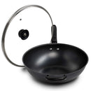 SUPOR FC34T12C 34cm Carbon Steel Wok with Lid