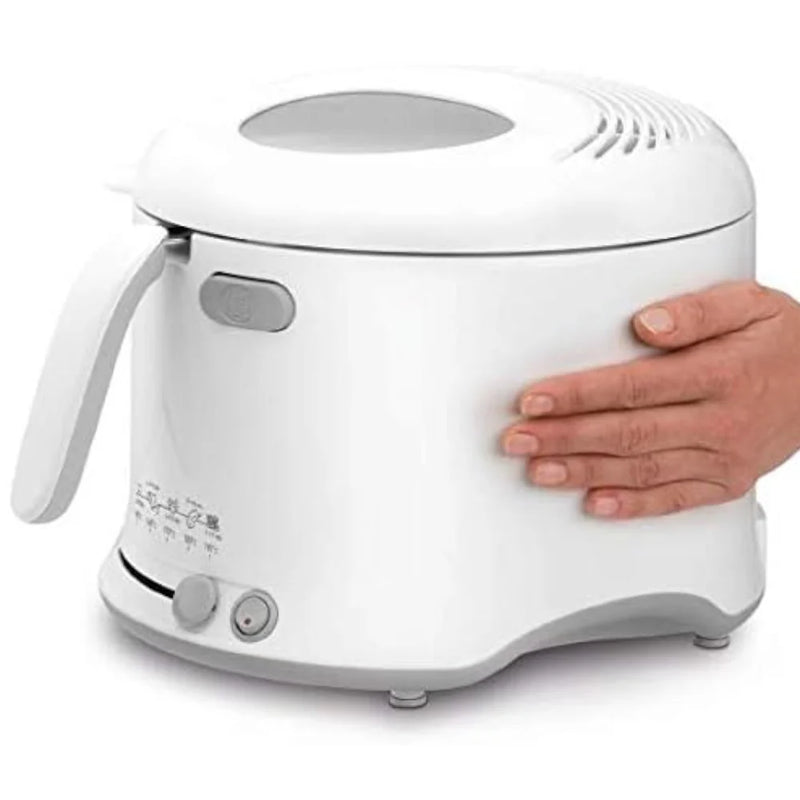 T-FAL Uno Compact Deep Fryer White - Blemished package with full warranty-FF203150