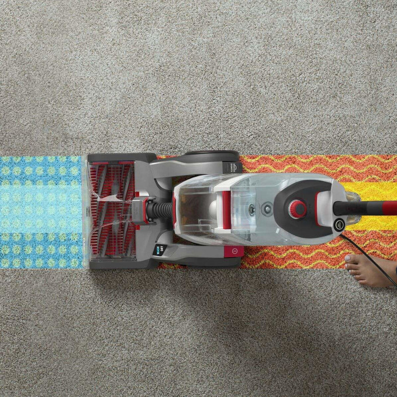 HOOVER FH52041VCD SmartWash Plus Automatic Upright Carpet Deep Cleaner - Factory serviced with Home Essentials Warranty