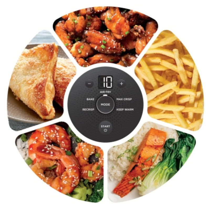 NINJA FN103CCO Crispi 5 in1 Portable Glass Air Fryer - Factory serviced with Home Essentials warranty