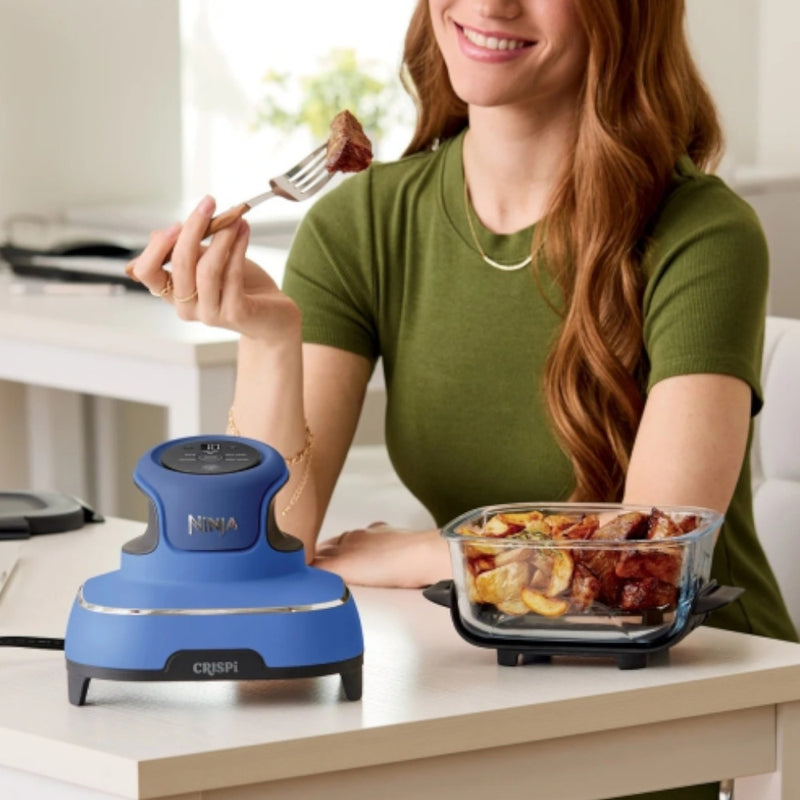 NINJA FN103CCO Crispi 5 in1 Portable Glass Air Fryer - Factory serviced with Home Essentials warranty