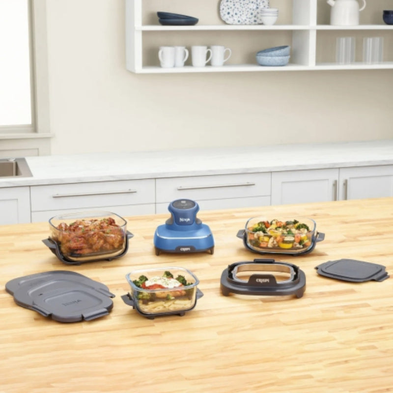 NINJA FN103CCO Crispi 5 in1 Portable Glass Air Fryer - Factory serviced with Home Essentials warranty