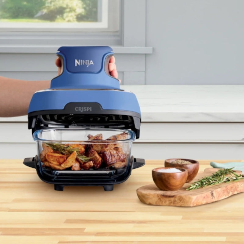 NINJA FN103CCO Crispi 5 in1 Portable Glass Air Fryer - Factory serviced with Home Essentials warranty